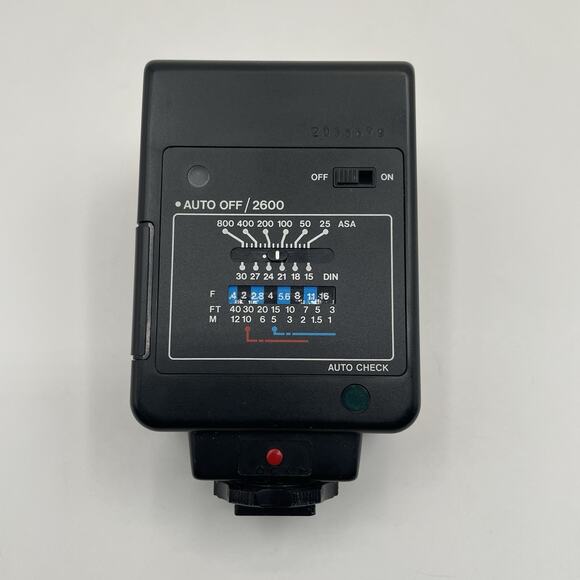 Vivitar Auto 2600 Electronic Flash Shoe Mount Tested & Works - Picture 4 of 6